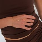 Crystal Glow Hand Armbånd 18K Guldbelagt - BY CARA