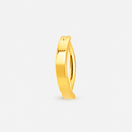 Curve Arc Clicker Navlepiercing guldfarvet - BY CARA