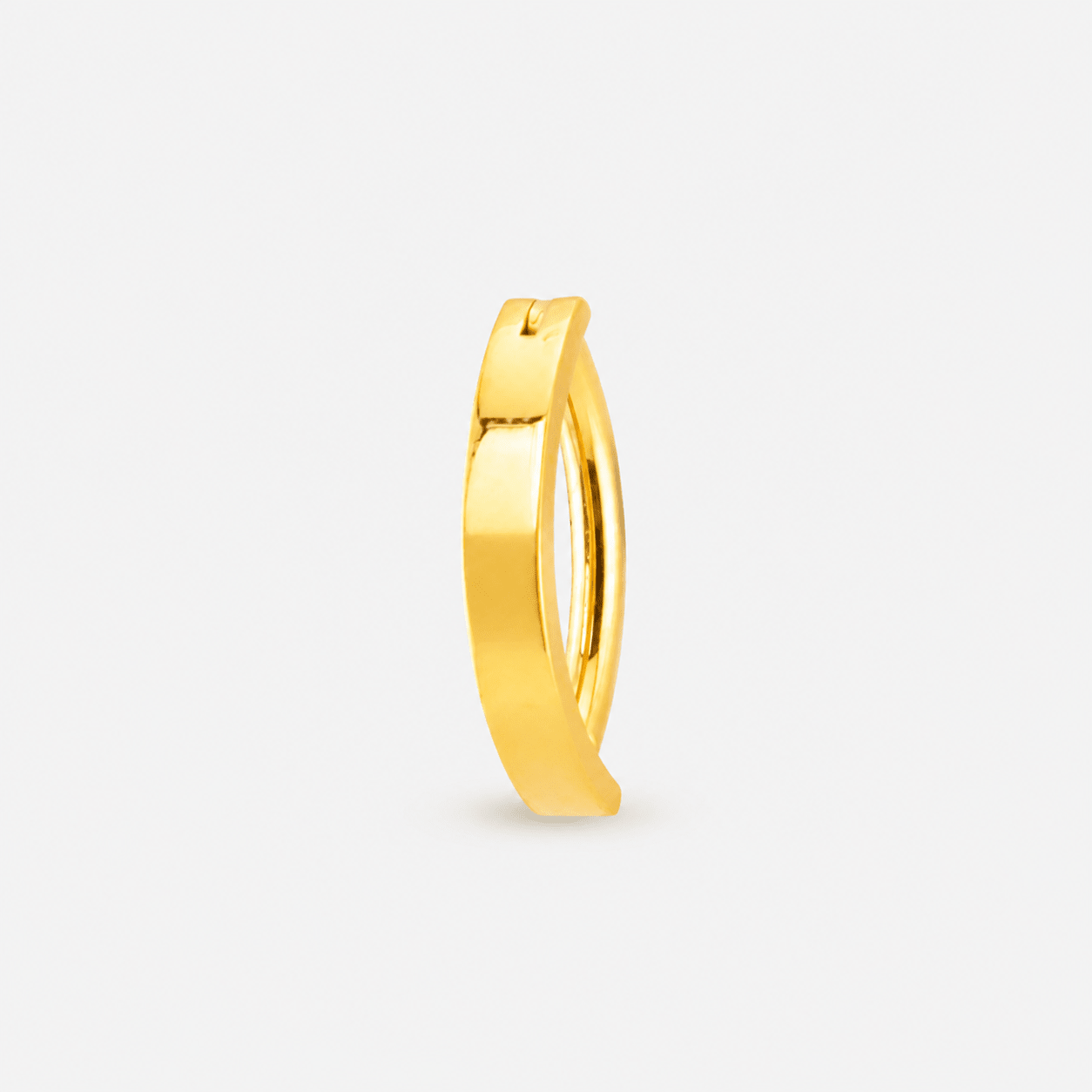 Curve Arc Clicker Navlepiercing guldfarvet - BY CARA