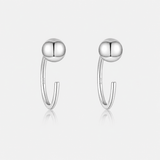 Dome Half Hoops 925 sølv 8,5 mm