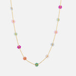 Daisy Pastel Halskæde 18K Guldbelagt - BY CARA