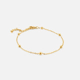 Dot Ankelkæde 18K Guldbelagt