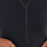 Dot Layers Halskæde 18K Guldbelagt - BY CARA