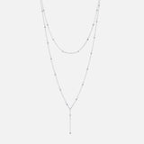Dot Layers Necklace silver-coloured