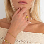 Dream Flow Justerbar Ring 18K Guldbelagt - BY CARA