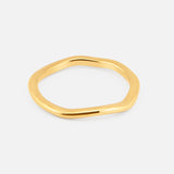 Drift Ring 18K Guldbelagt 1 mm