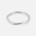 Drift Ring Sølvfarvet 1 mm - BY CARA