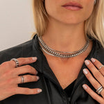 Drift Ring Sølvfarvet 1 mm - BY CARA