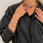 Drift Ring Sølvfarvet 1 mm - BY CARA