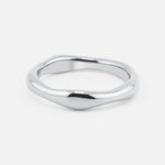 Drift Ring Sølvfarvet 3 mm - BY CARA