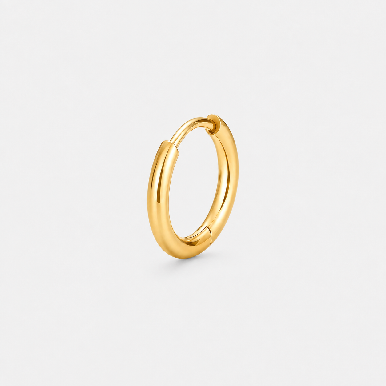 Classic Smooth Clicker Ring guldfarvet 8 mm