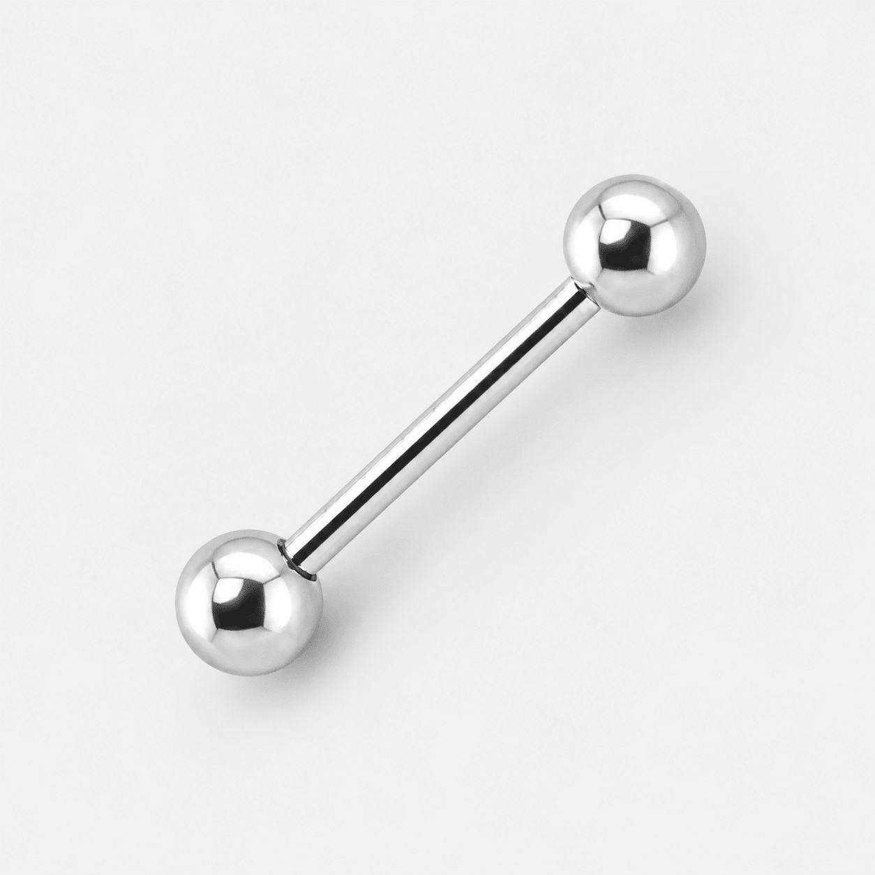 Elara Classic Barbell stav sølvfarvet - BY CARA