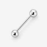 Elara Classic Barbell stav sølvfarvet