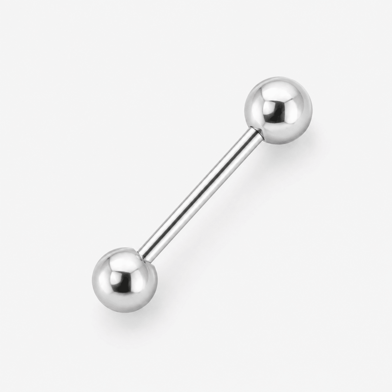 Elara Classic Barbell stav sølvfarvet - BY CARA