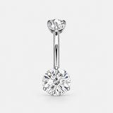 Elara Crystal Clear 5/8 mm Navel Piercing silver-coloured