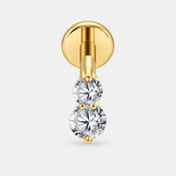 Elara Twin Spark Labret guldfarvet
