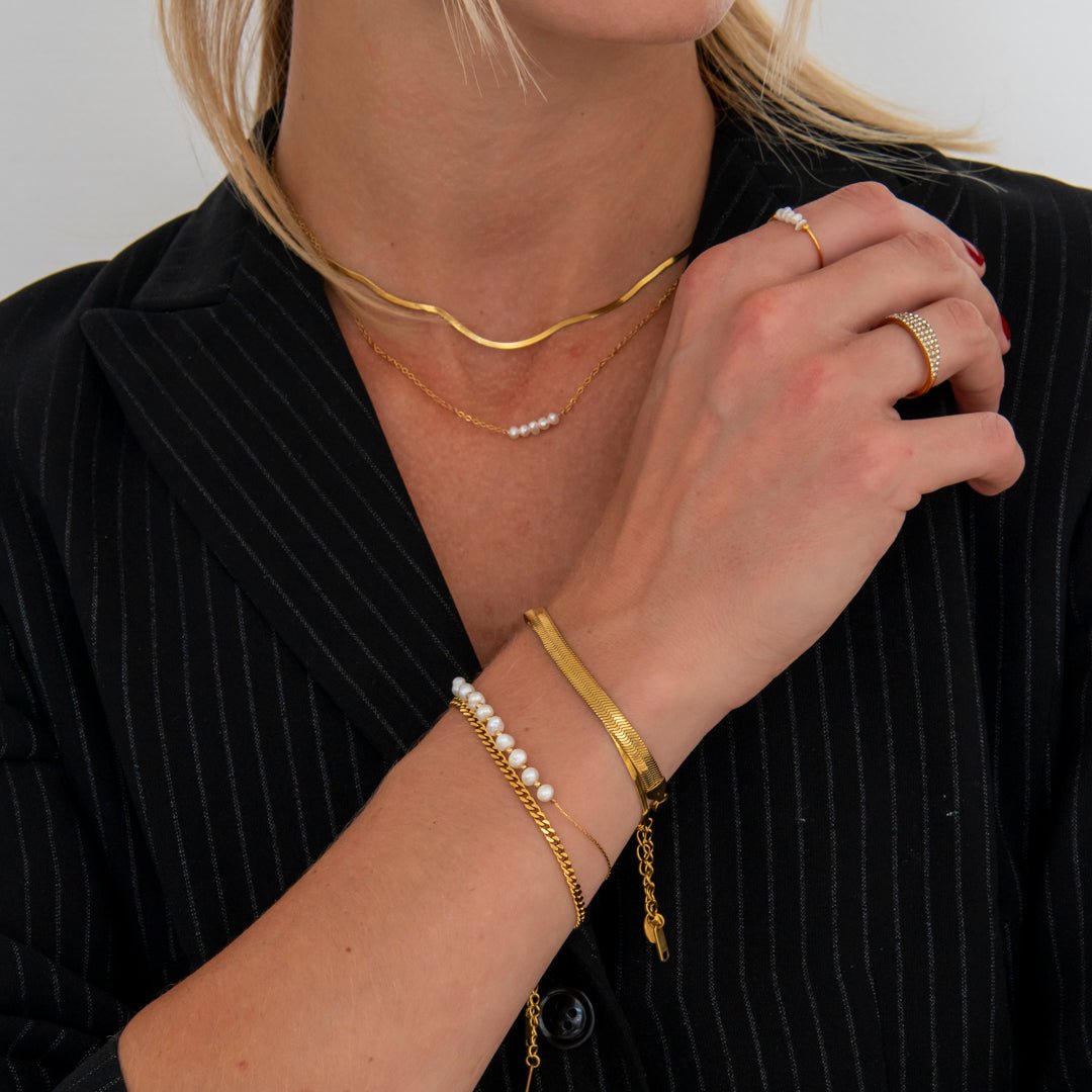 Elodie Ring 18K Guldbelagt - BY CARA