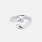 Embrace Ring Sølvfarvet - BY CARA