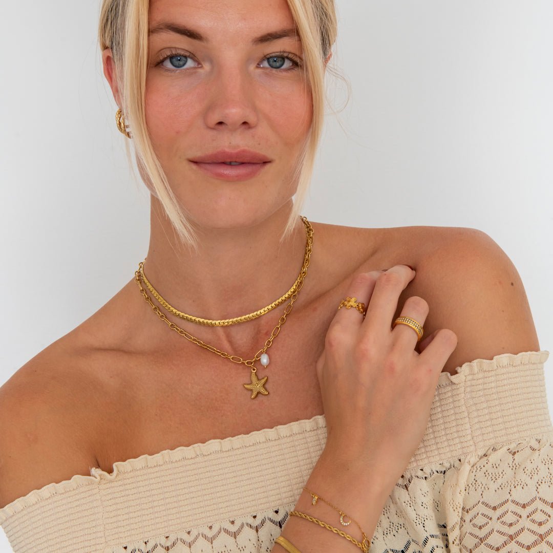 Eterna Ring 18K Guldbelagt - BY CARA