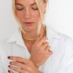 Eterna Ring 18K Guldbelagt - BY CARA