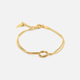 Eternal Knot Armbånd 18K Guldbelagt