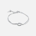 Eternal Knot Armbånd Sølvfarvet