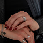 Eternity Ring Sølvfarvet - BY CARA