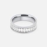 Eternity ring silverfärgad