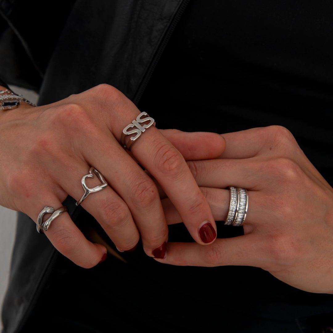 Eternity Ring Sølvfarvet - BY CARA