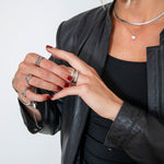 Eternity Ring Sølvfarvet - BY CARA