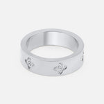 Fleur Ring Sølvfarvet - BY CARA