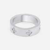 Fleur Ring Sølvfarvet