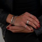 Fleur Ring Sølvfarvet - BY CARA