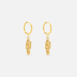 Flow Hoops 18K Guldbelagt 10 mm - BY CARA