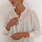 Golden Flow Ring 18K Guldbelagt - BY CARA