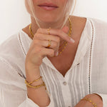 Golden Link Armbånd 18K Guldbelagt - BY CARA