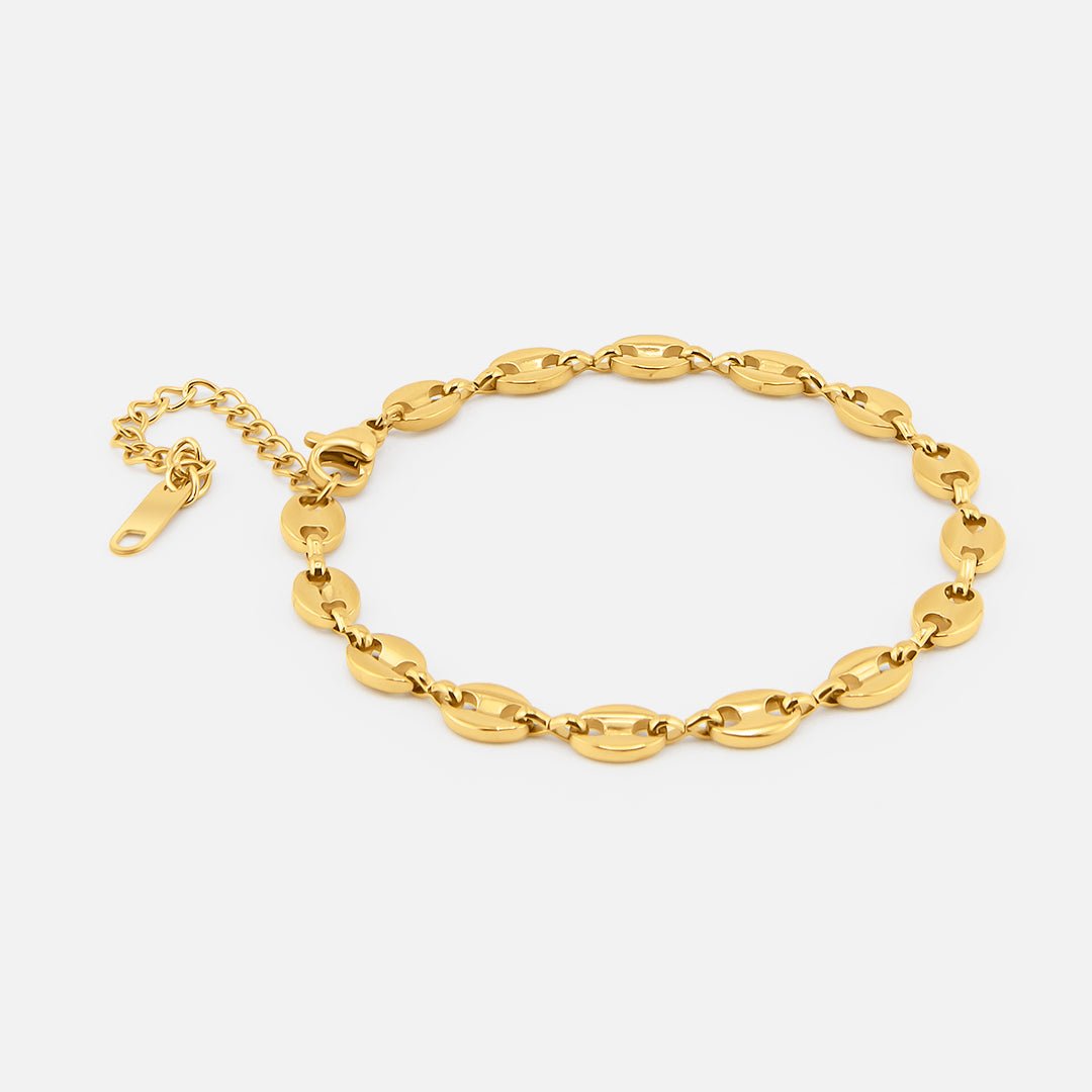 Golden Link Armbånd 18K Guldbelagt - BY CARA
