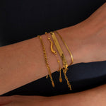 Golden Wave Armbånd 18K Guldbelagt - BY CARA