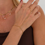 Grace Hand Armbånd 18K Guldbelagt - BY CARA