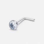 Halo Nose Piercing 2.5 mm silver-coloured