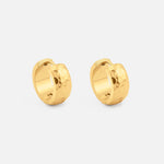 Hammered Hoops 18K Guldbelagt - BY CARA