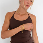 Heart Charm Armbånd 18K Guldbelagt - BY CARA