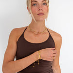 Heart Charm Armbånd 18K Guldbelagt - BY CARA