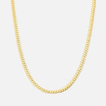 Herringbone Halskæde 18K Guldbelagt 5 mm - BY CARA