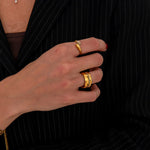 Isla Ring 18K Guldbelagt - BY CARA