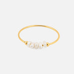 Isola Pearl Ring 18K Guldbelagt - BY CARA