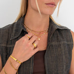 Isolana Pearl Halskæde 18K Guldbelagt - BY CARA