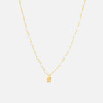 Isolana Pearl Halskæde 18K Guldbelagt - BY CARA