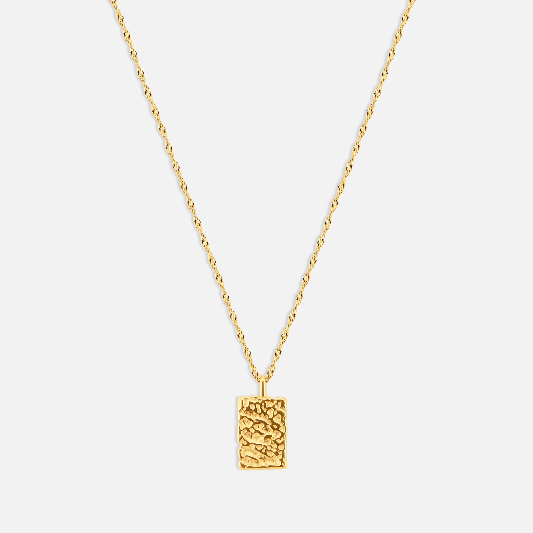 Lava Reef Halskæde 18K Guldbelagt - BY CARA