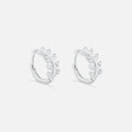 Leaf Hoops 925 Sølv Helix 8 mm